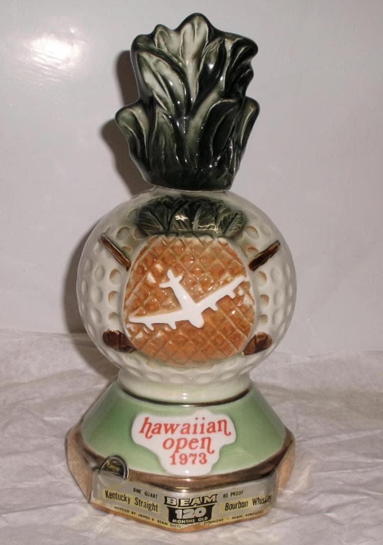 ☆Tiki ティキ デカンター Jim Beam ハワイアン オープン ボトル