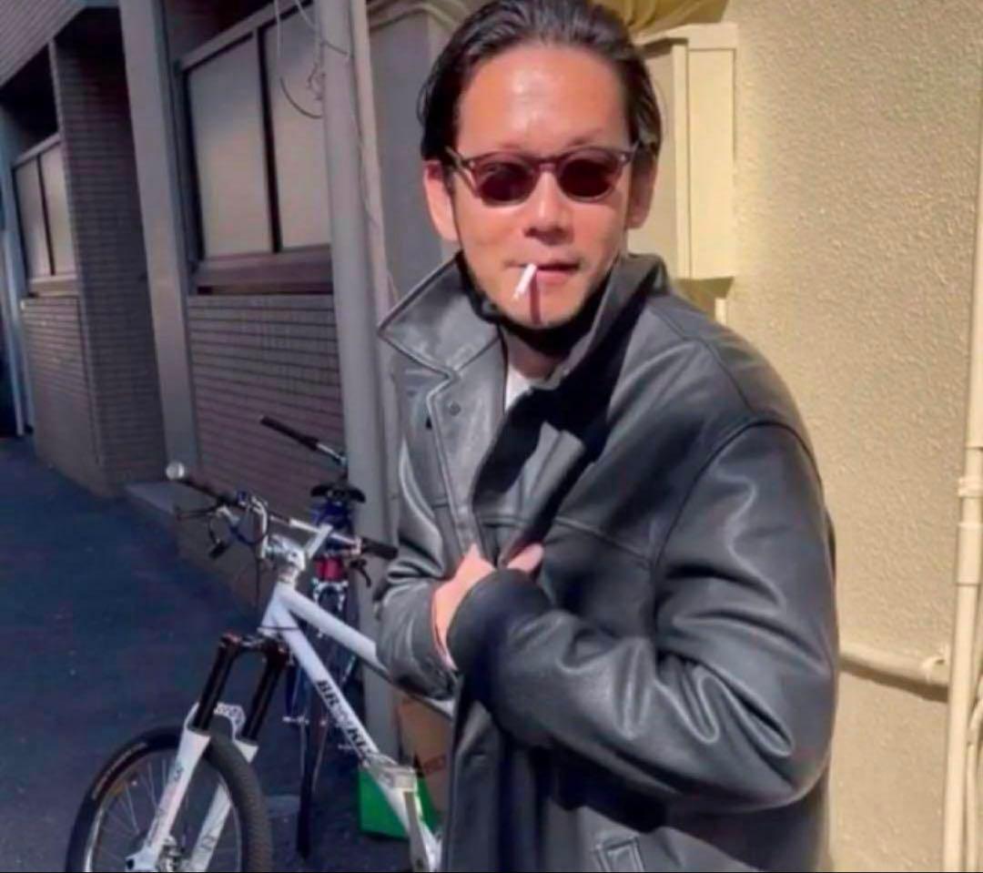 野村訓市愛用old GAPカーコート レザージャケットM/M