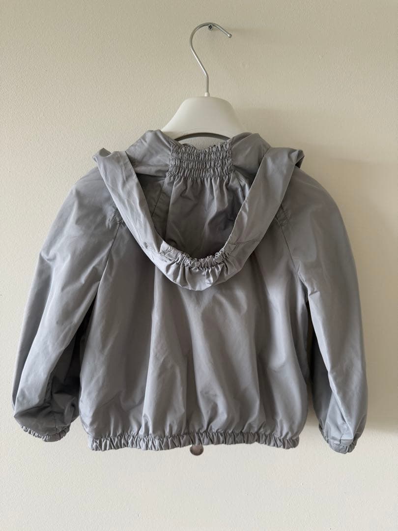 〈クリーニング済み〉モンクレール ナイロンジャケット フード付き ワッペン有り