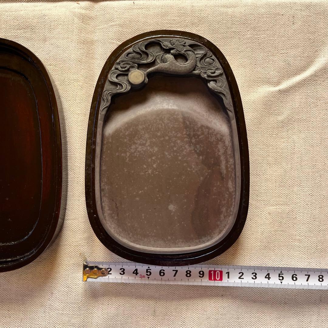 ♥中国 端渓 硯 多眼 端渓硯 5 骨董品 ♥中国端渓硯多