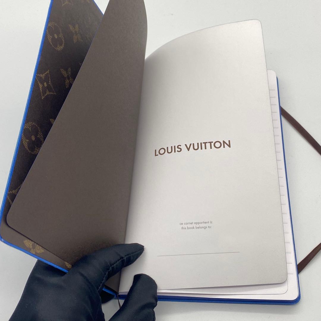 美品】LOUIS VUITTON・ルイヴィトン・ノートブックMM・ジェーン・青