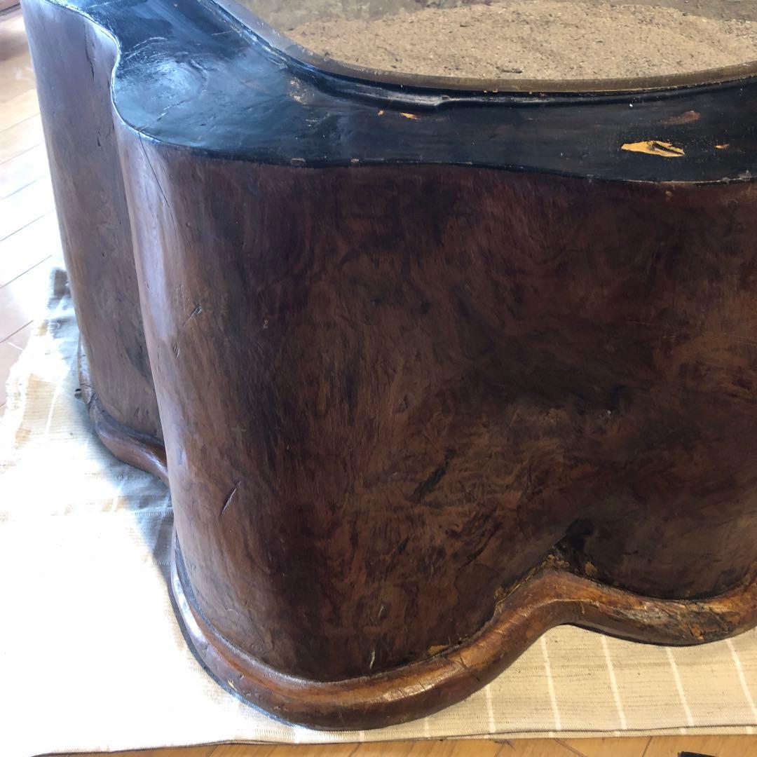 火鉢 欅 ケヤキ 骨董 アンティーク レトロ 古道具