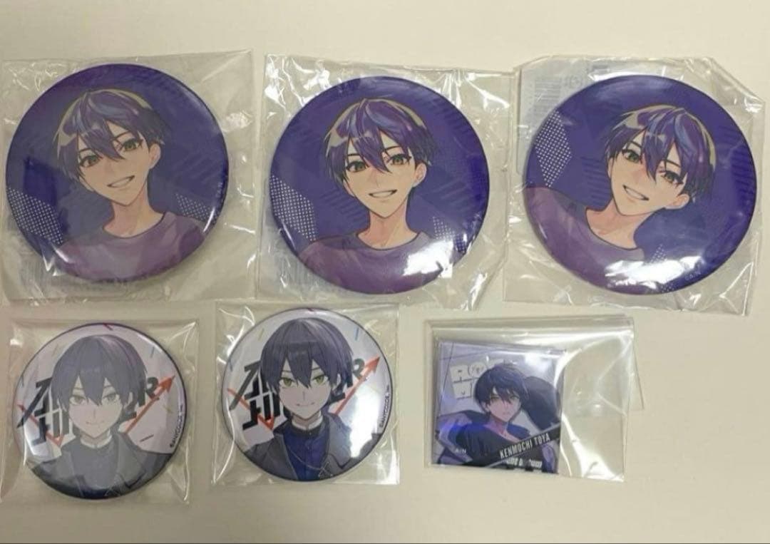 にじさんじ 剣持刀也 伏見ガク アクリルスタンド チェキ 缶バッジ まとめ売り