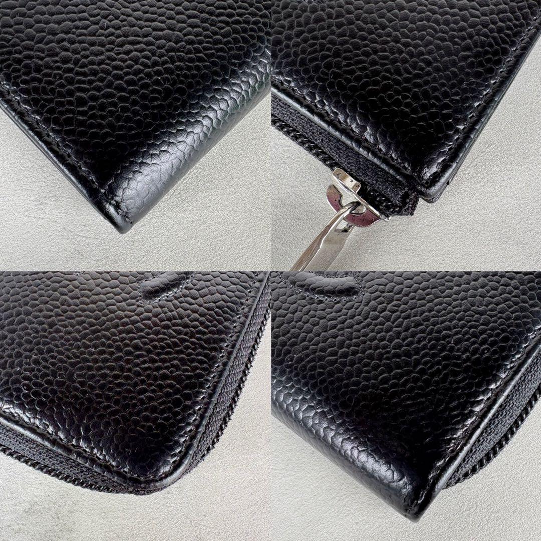 CHANEL シャネル　キャビアスキン　デカココ　ケース　カードケース
