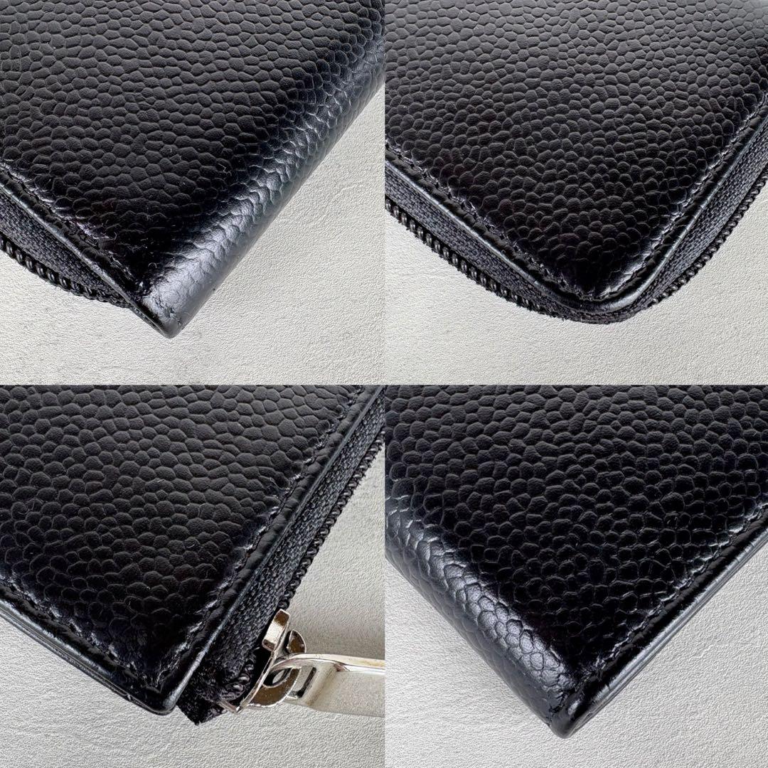 CHANEL シャネル　キャビアスキン　デカココ　ケース　カードケース