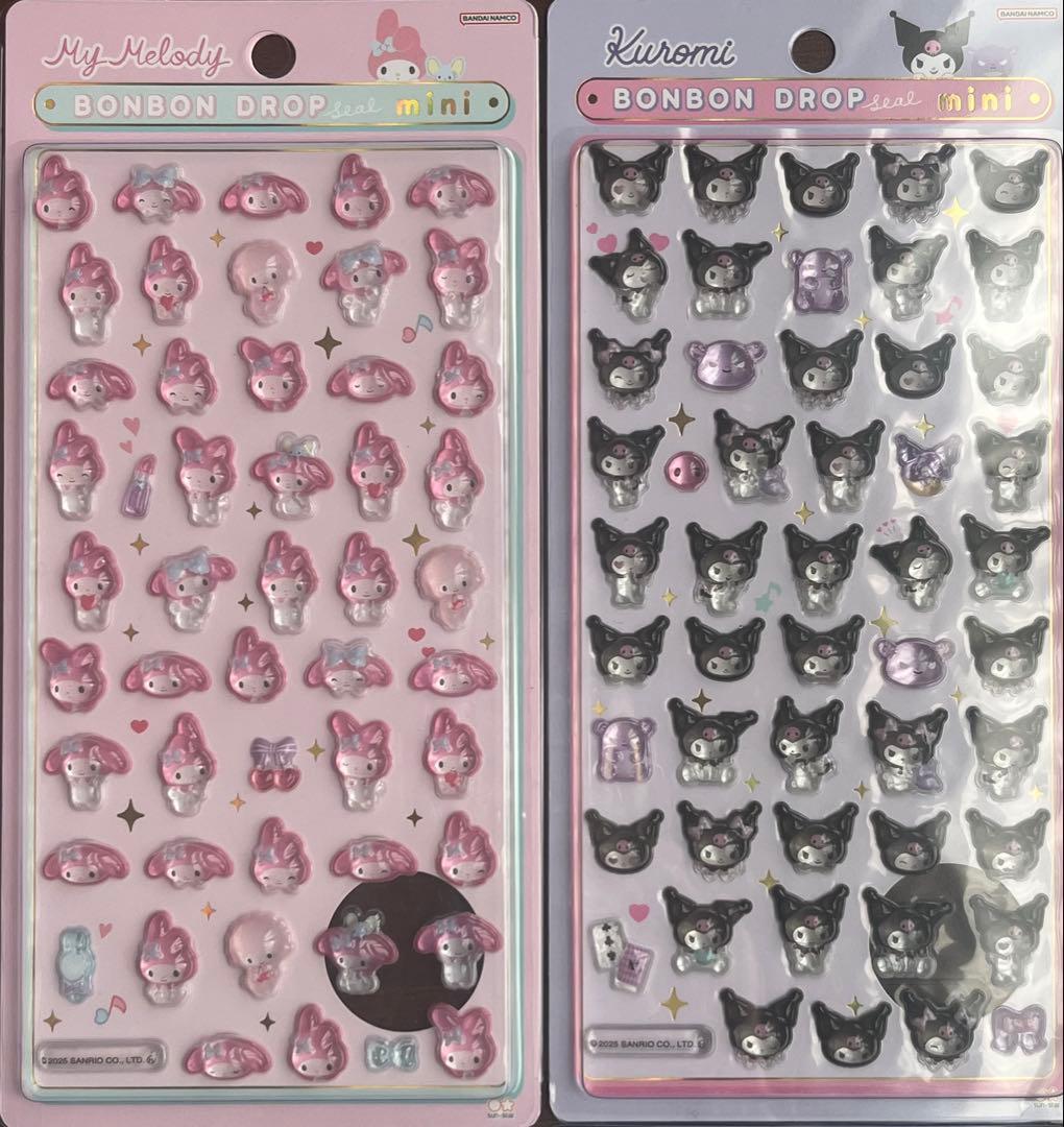 ボンボンドロップシール サンリオ＆ちいかわ うるちゅるPOP サンリオ 全11点