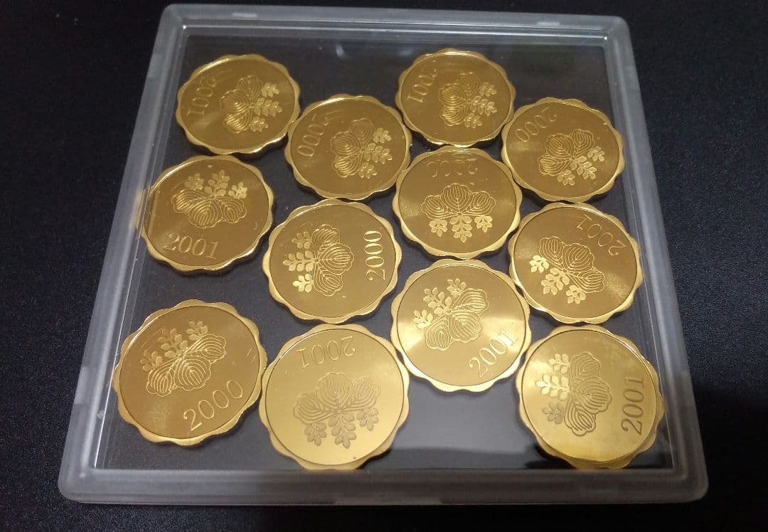 造幣局 貨幣セット出し 銀製銘板 ×12枚！