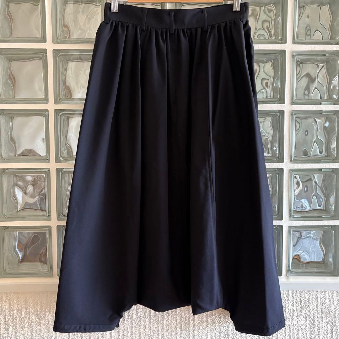 ✱コムデギャルソン 黒 ウールギャバ サルエルパンツ　XS ✱