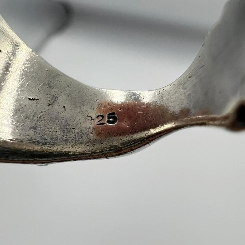 A&G リング フローラル 9ボール 刻印あり シルバー 925 18号