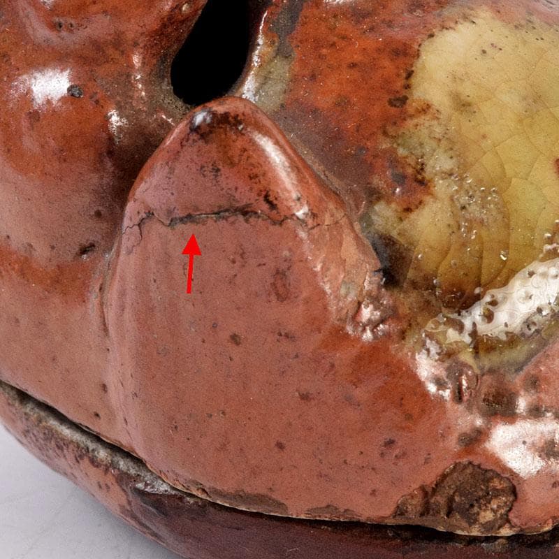 茶道具 尾形乾山作 色絵 獅子香合 時代箱 V 8816 - メルカリ