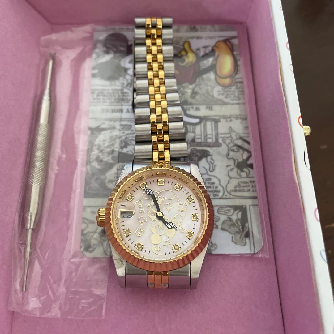 ミッキーマウス ジュエリーボックス 時計付き