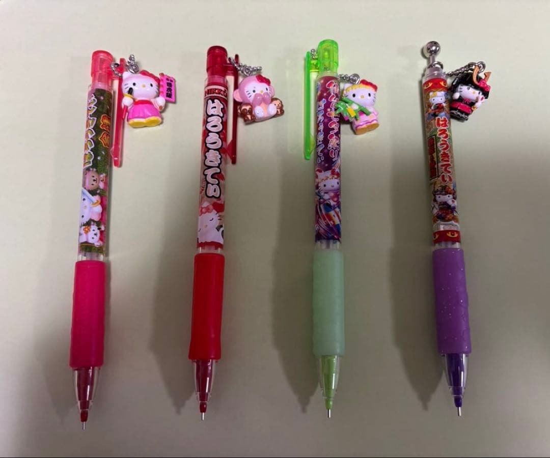HELLO KITTY ハローキティ ご当地キティ シャープペンシル 4本セット