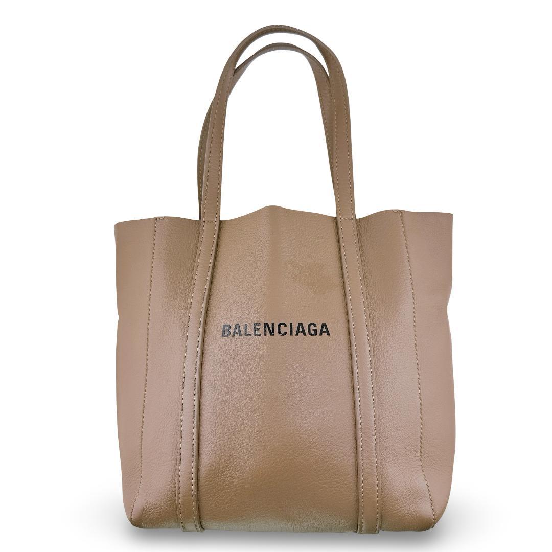 バレンシアガ レザー エブリデイXXS トートバッグ ストラップ有　ベージュ