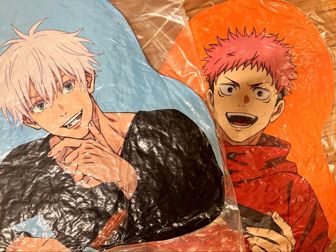 セガラッキーくじ 呪術廻戦 虎杖 五条 ダイカットクッションセット