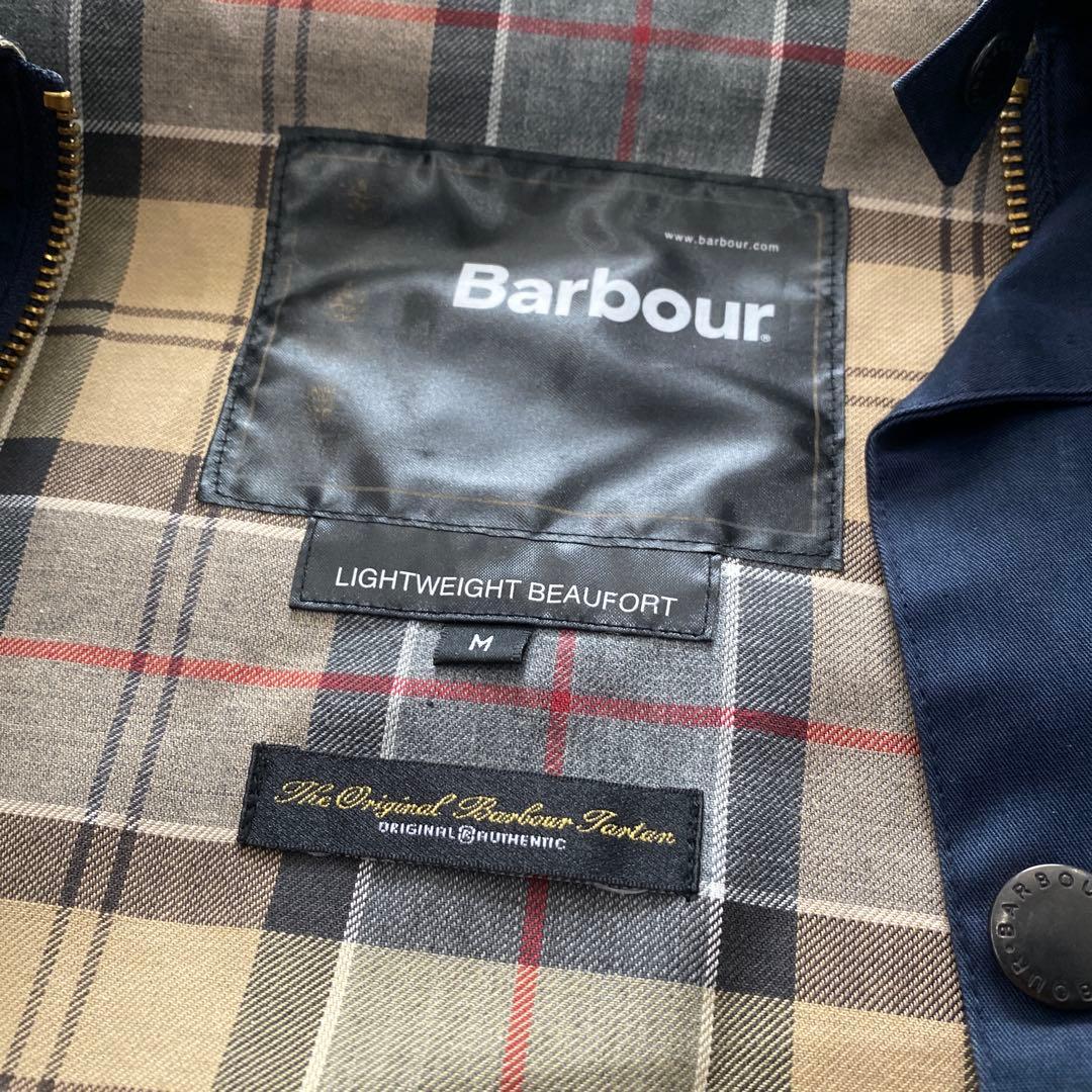 ま*る様 Barbour Lightweight Beaufort M ネイビー