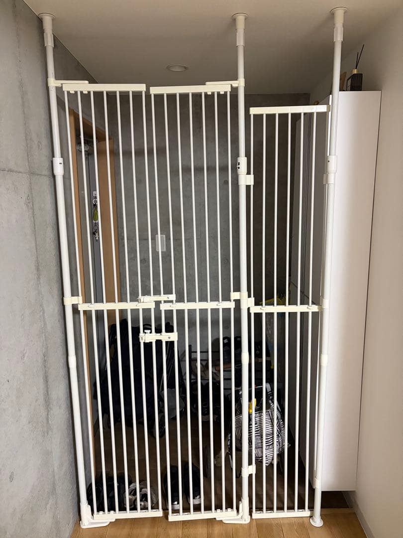 のぼれんニャンバリアフリー&拡張パネルセット ペットゲート Pet Select by Nihonikuji (本体別売) のぼれんニャン バリアフリー 3