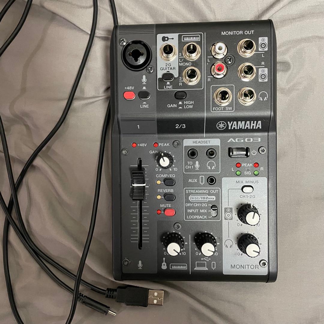 YAMAHA AG03MK2 B オーディオインターフェイス ブラック ヤマハ | AG03MK2 - AG Series - 概要