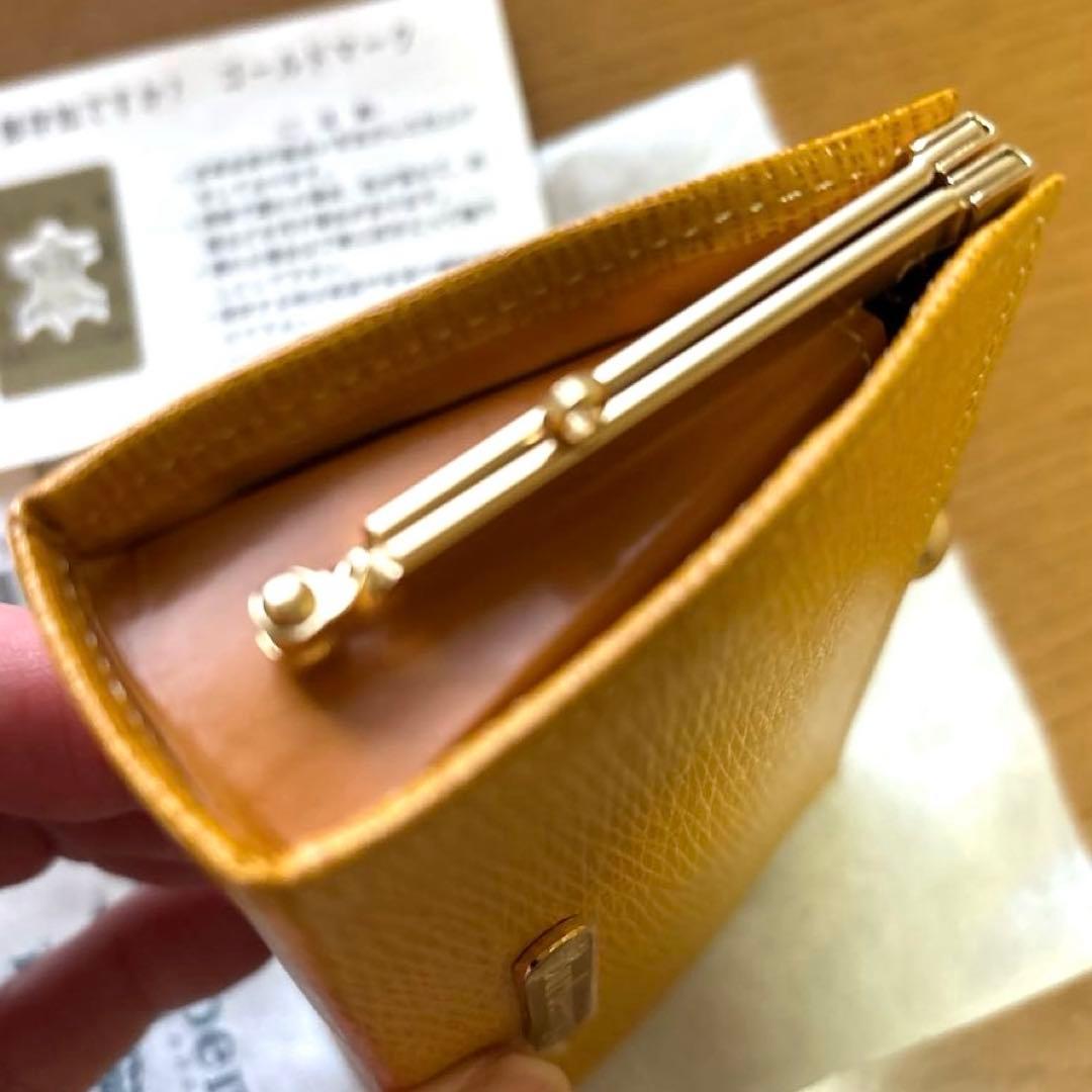 新品Burberry's 革イエローケース BXL21-865-43