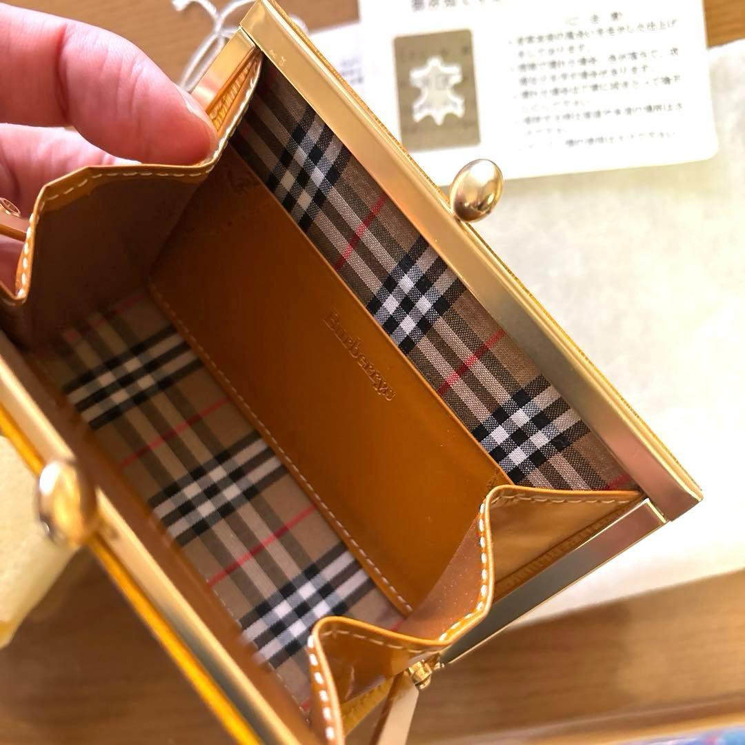 新品Burberry's 革イエローケース BXL21-865-43