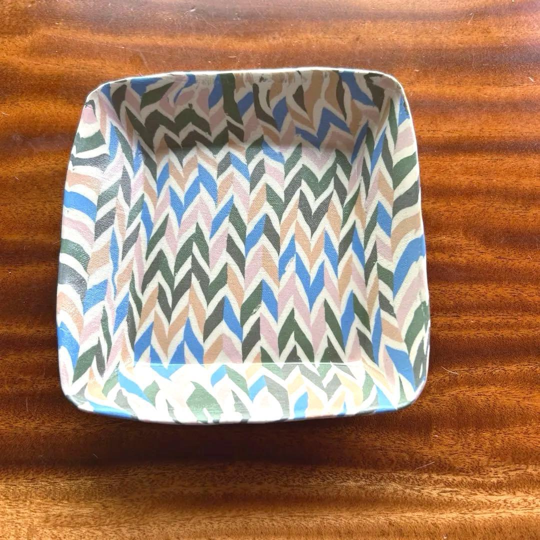 長江哲男 ぐい吞み 瀨戶焼 練り込み長江哲男 更紗窯 角 更紗窯 長江