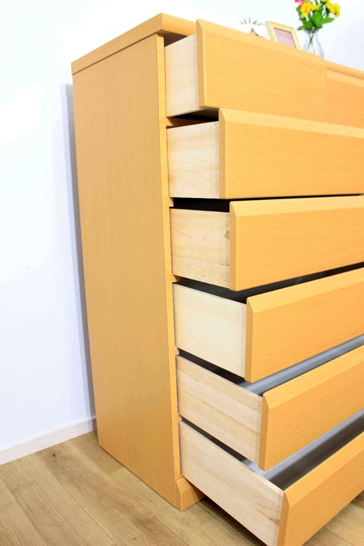 幅80 チェストハイチェストーチェスト・タンス 箪笥 完成品木製 傷あり