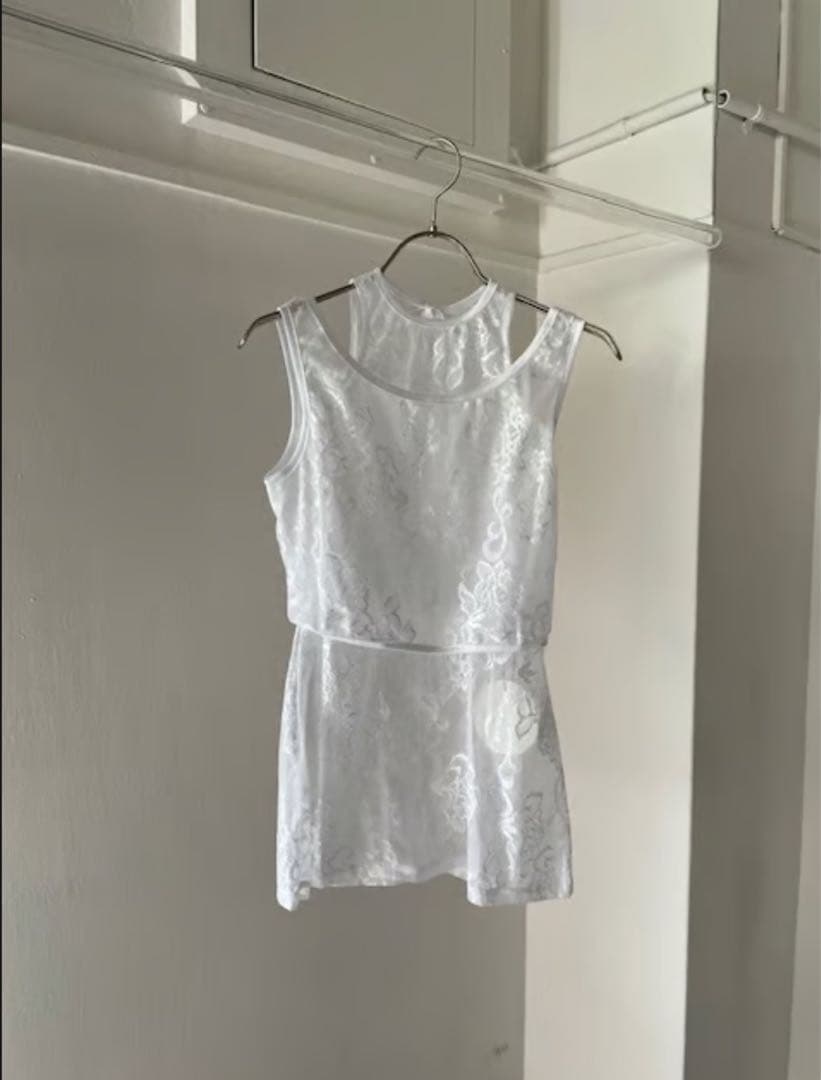 リ*サ様 layered lace tank チョウピラコ