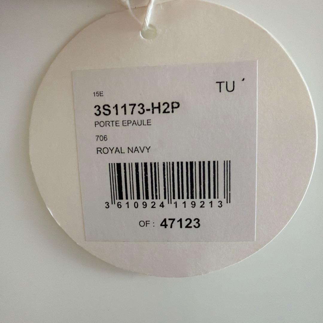 ブ*プ様 Chloéネイビー レザー ハンドバッグショルダーバッグ斜めがけ2ウェ