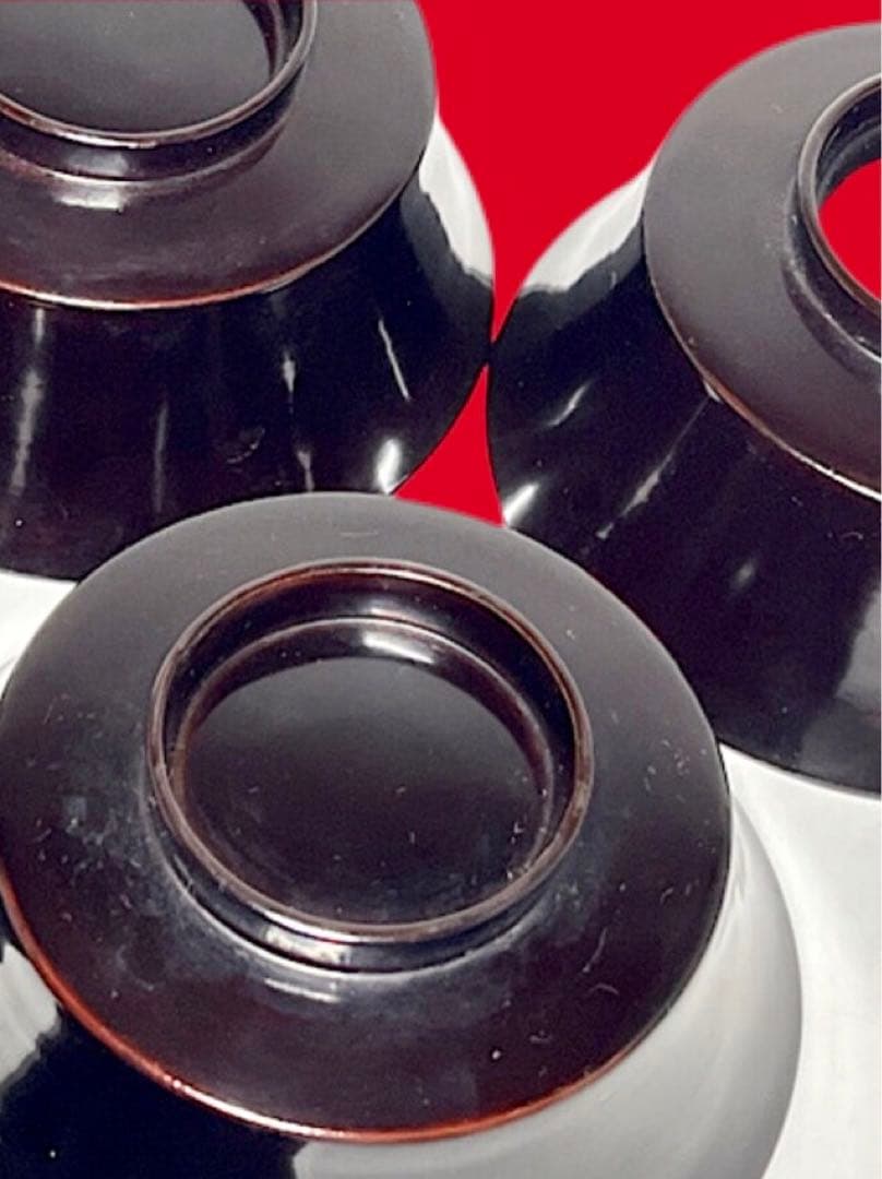 角形 螺鈿細工 漆器6客 金赤蒔絵蝶文 50年前 送込 - メルカリ