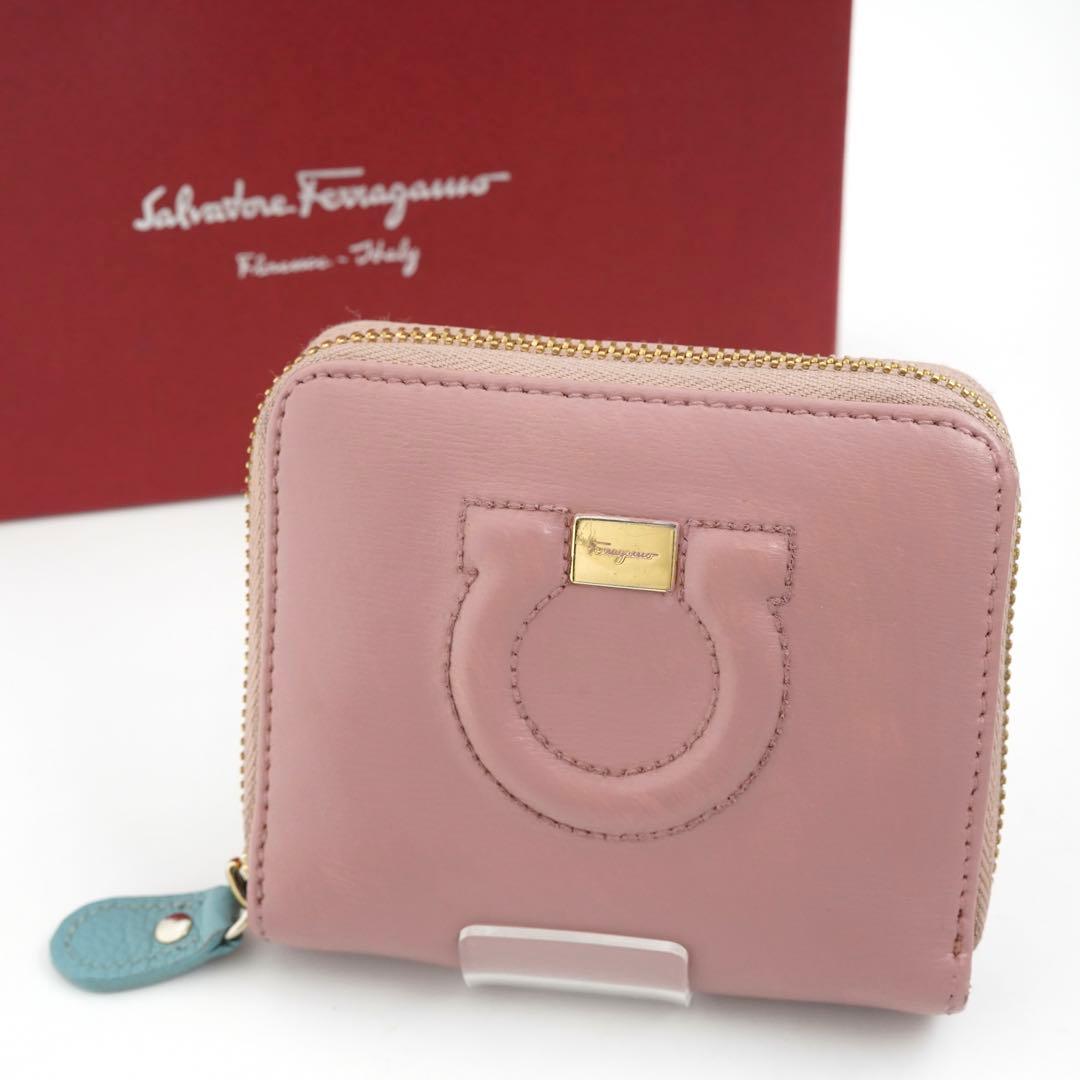 ✨極上品入手困難モデル✨Ferragamo ミニ財布ガンチーニバイカラー