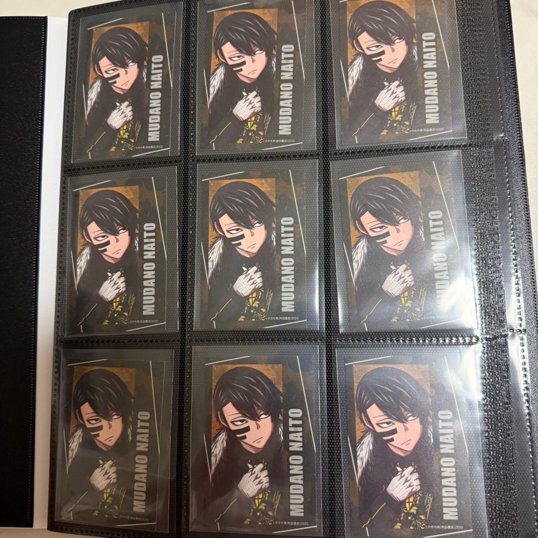 桃源暗鬼 秋田書店 コミケ c107 キャラカード チェキ 無陀野無人　9枚 c107 秋田書店ブース 桃源暗鬼 無陀野 無人 キャラカード コミケ