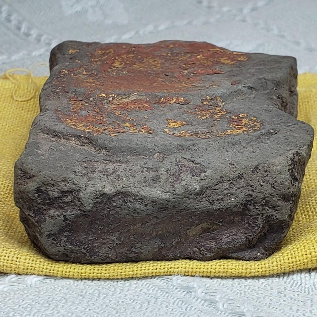 ◇『豊臣家 伏見城 五七の桐紋 金箔瓦 断片』豊臣秀吉◇検）織田信長