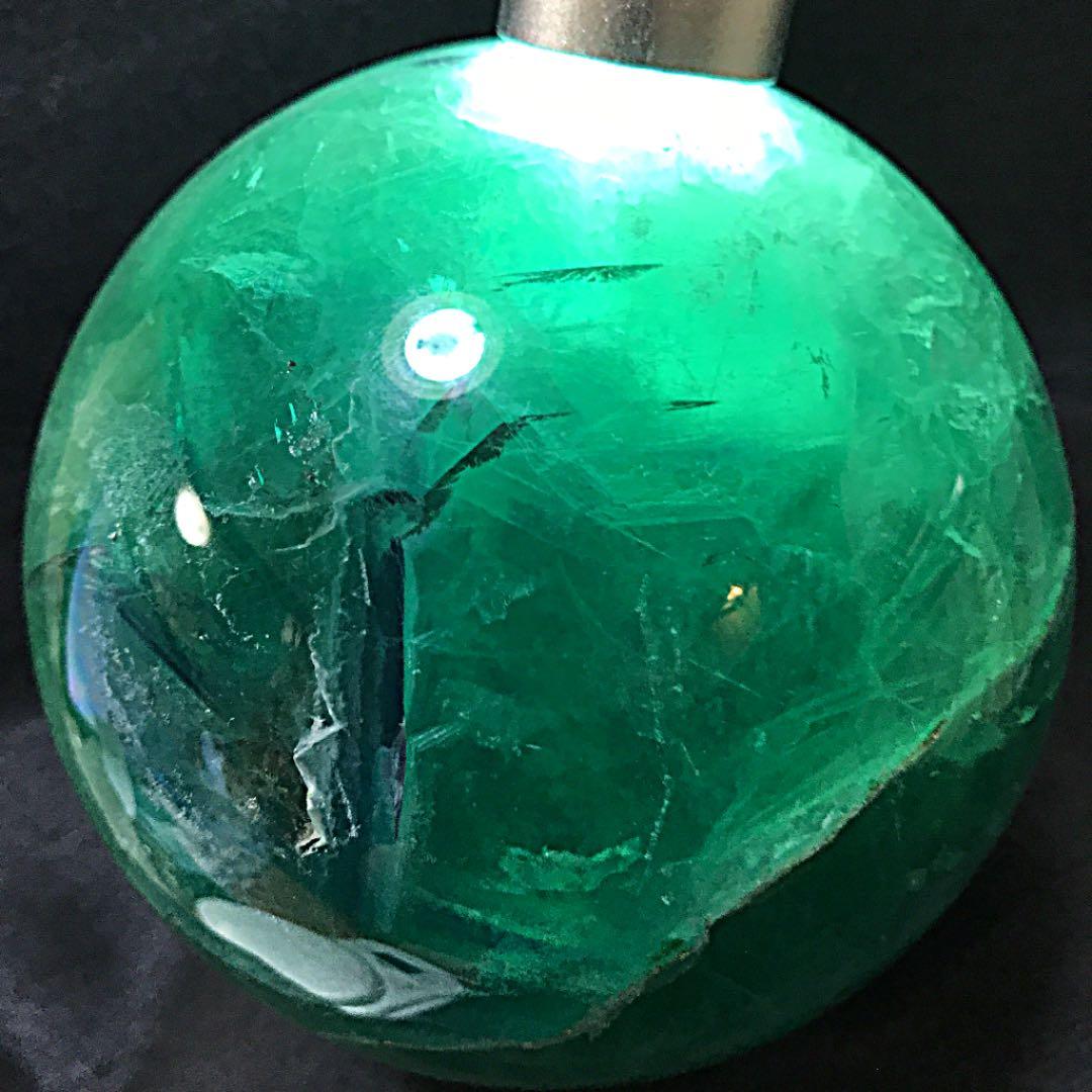 最高 パワーストーン☆特大☆レインボーグリーンフローライト106mm