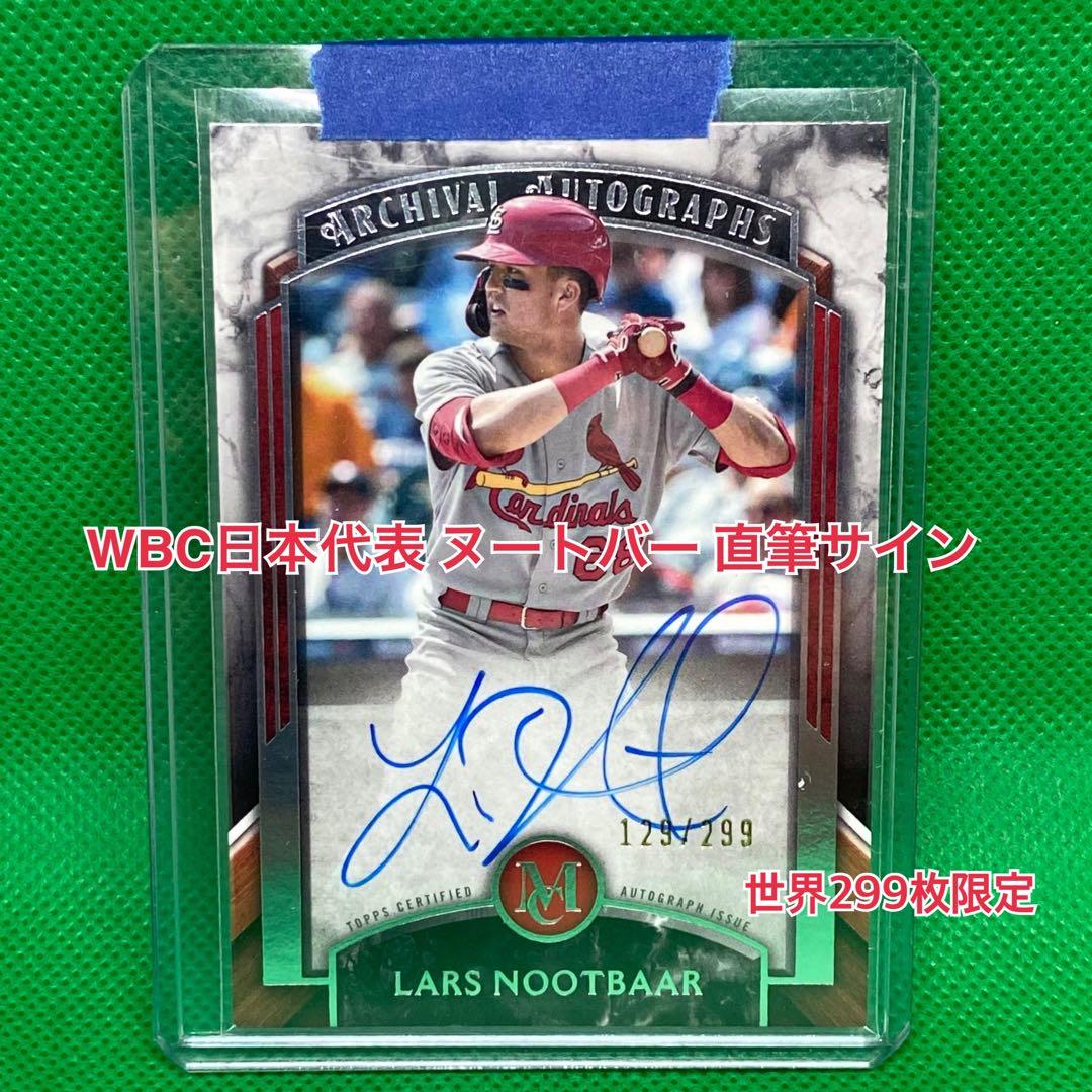 WBC 日本代表 ラーズ ヌートバー Topps 直筆サイン カード lars