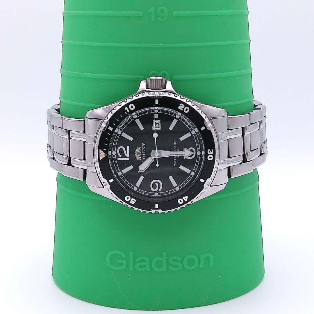 ORIENT ダイバーズウォッチ クォーツ 腕時計 防水 新品電池 稼働品