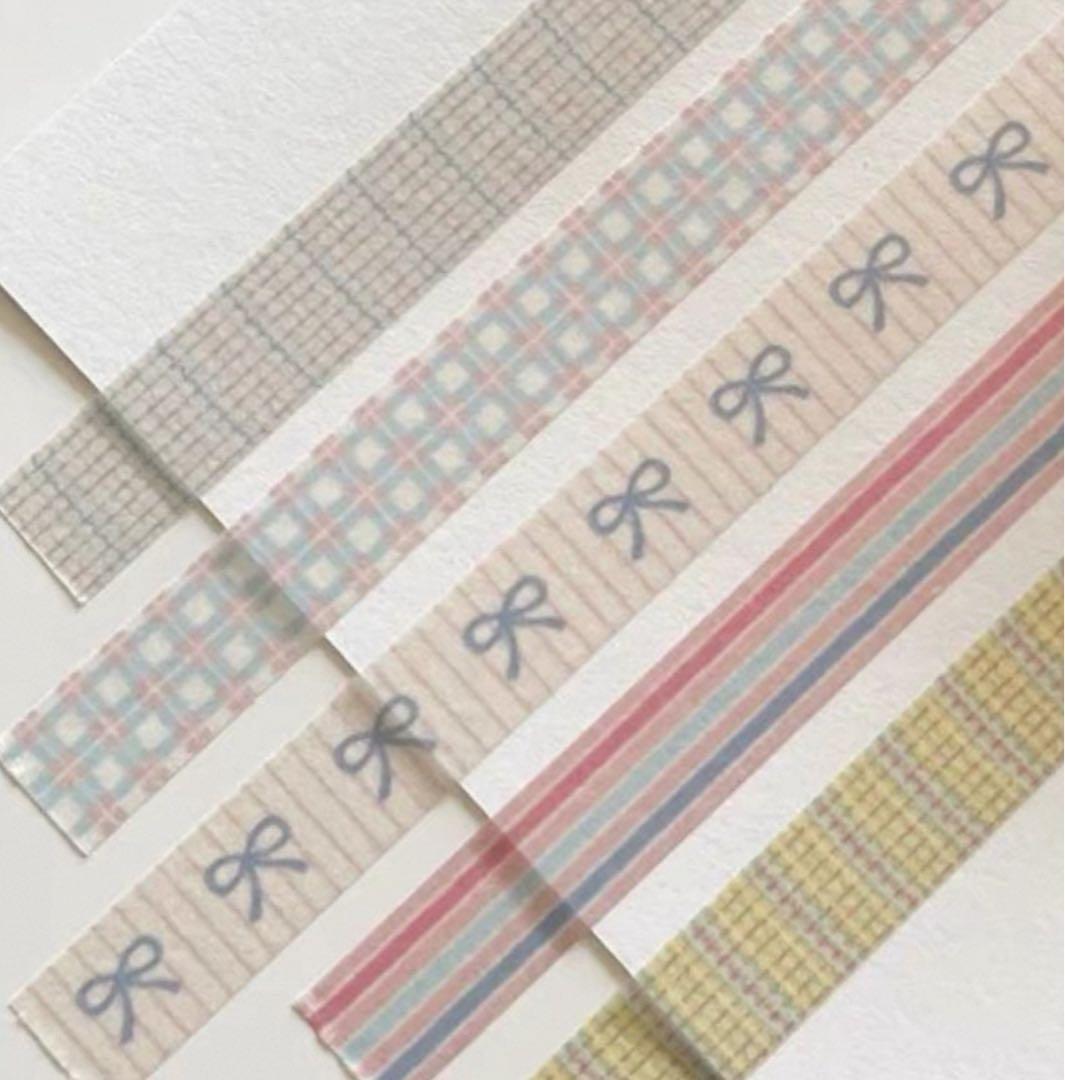 海外作家 韓国マスキングテープ 切り売り 5種 各柄25cm - メルカリ