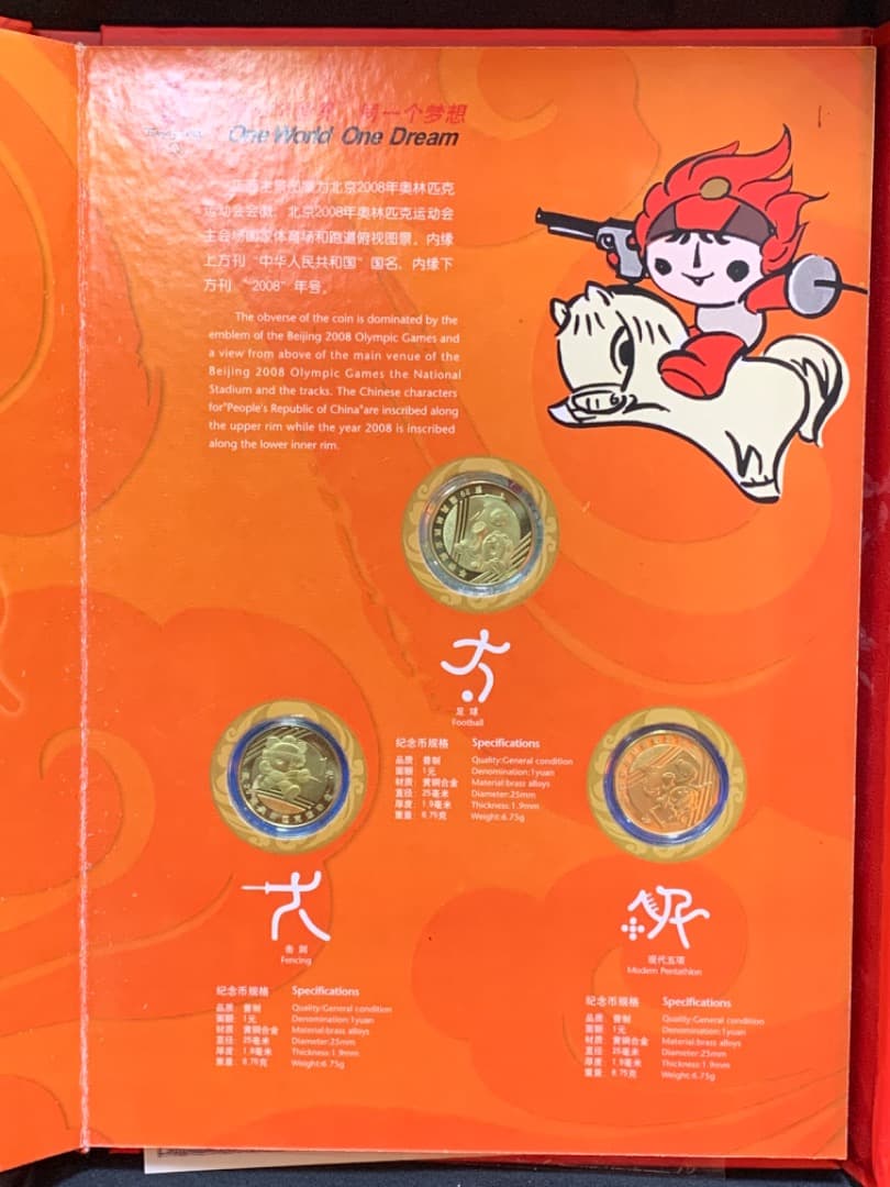 第29届奥林匹克伝劫会普通記念市⭐️Beijing 2008