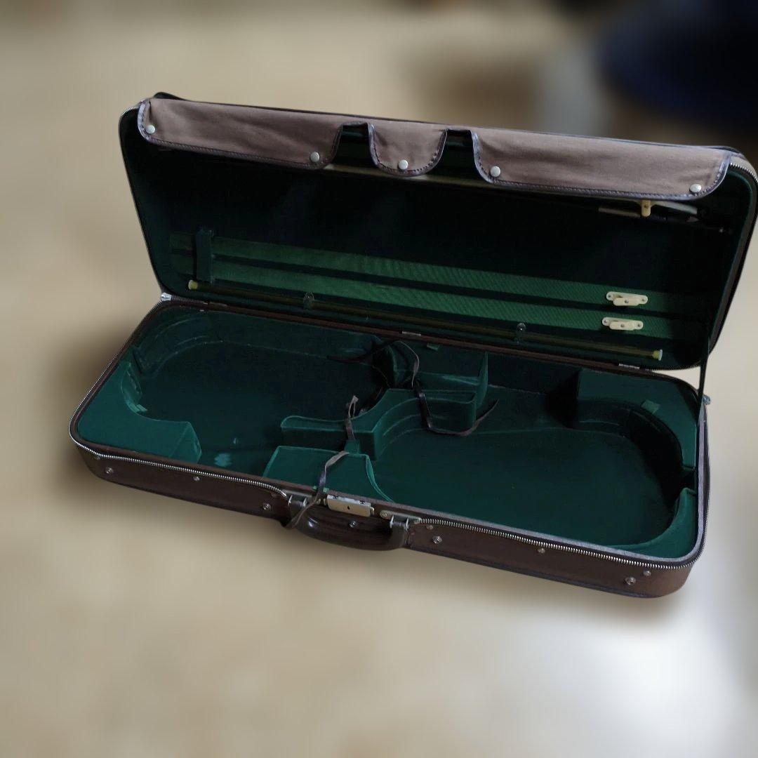 Hill and Sonsイギリス製ビンテージダブルバイオリンケース ブラウン
