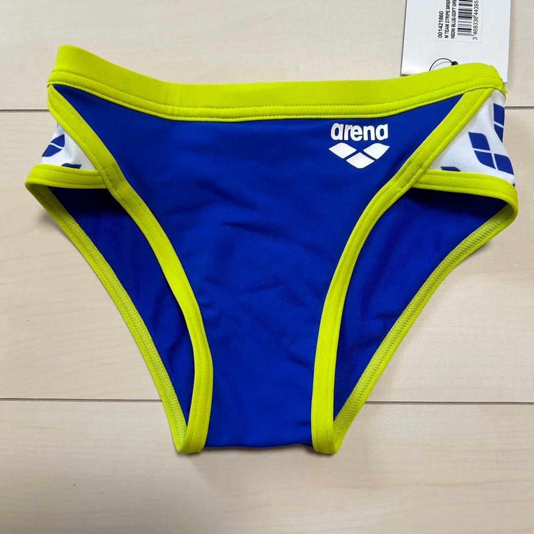 arena/アリーナ 競パン 日本未発売 競泳パンツ 青/黄色 SSサイズ #1