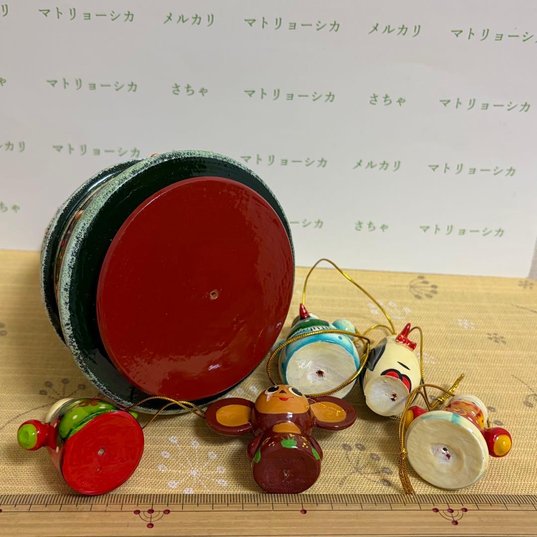 クリスマスツリー マトリョーシカ チェブラーシカ オーナメント