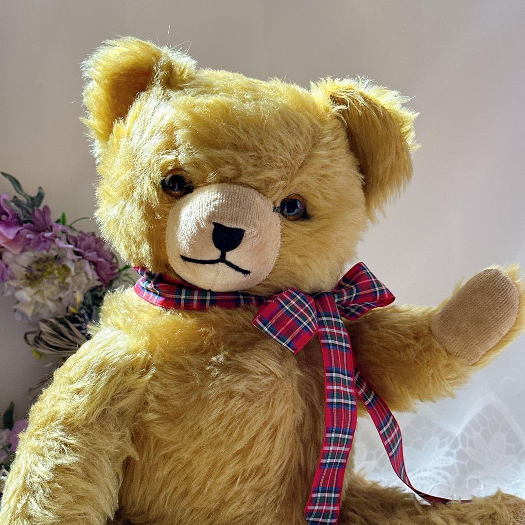 ❤️ニッカーボッカー❤️ 大きめずっしりアンティークベア　テディベア　ビンテージ