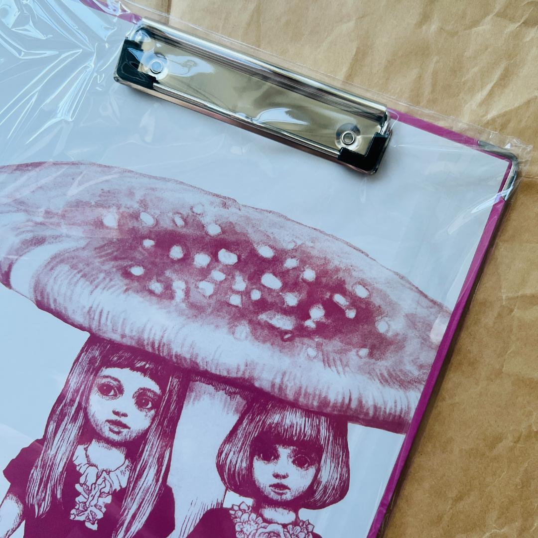 ② 台湾 ヒグチユウコ 奇幻動物森林 クリップボード チラシ セット