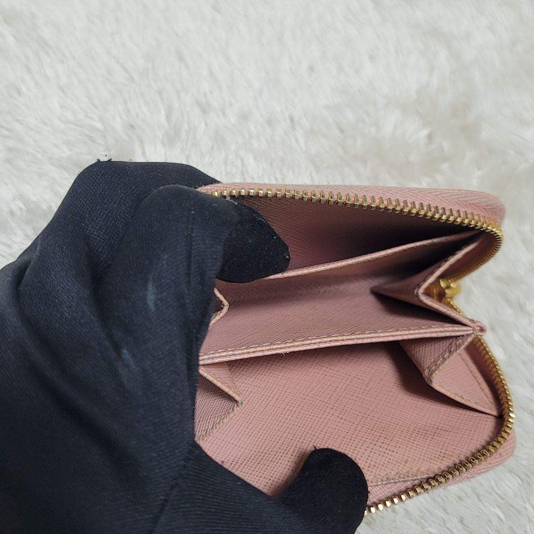 PRADA プラダ ケース 小銭入れ サフィアーノレザー ピンク