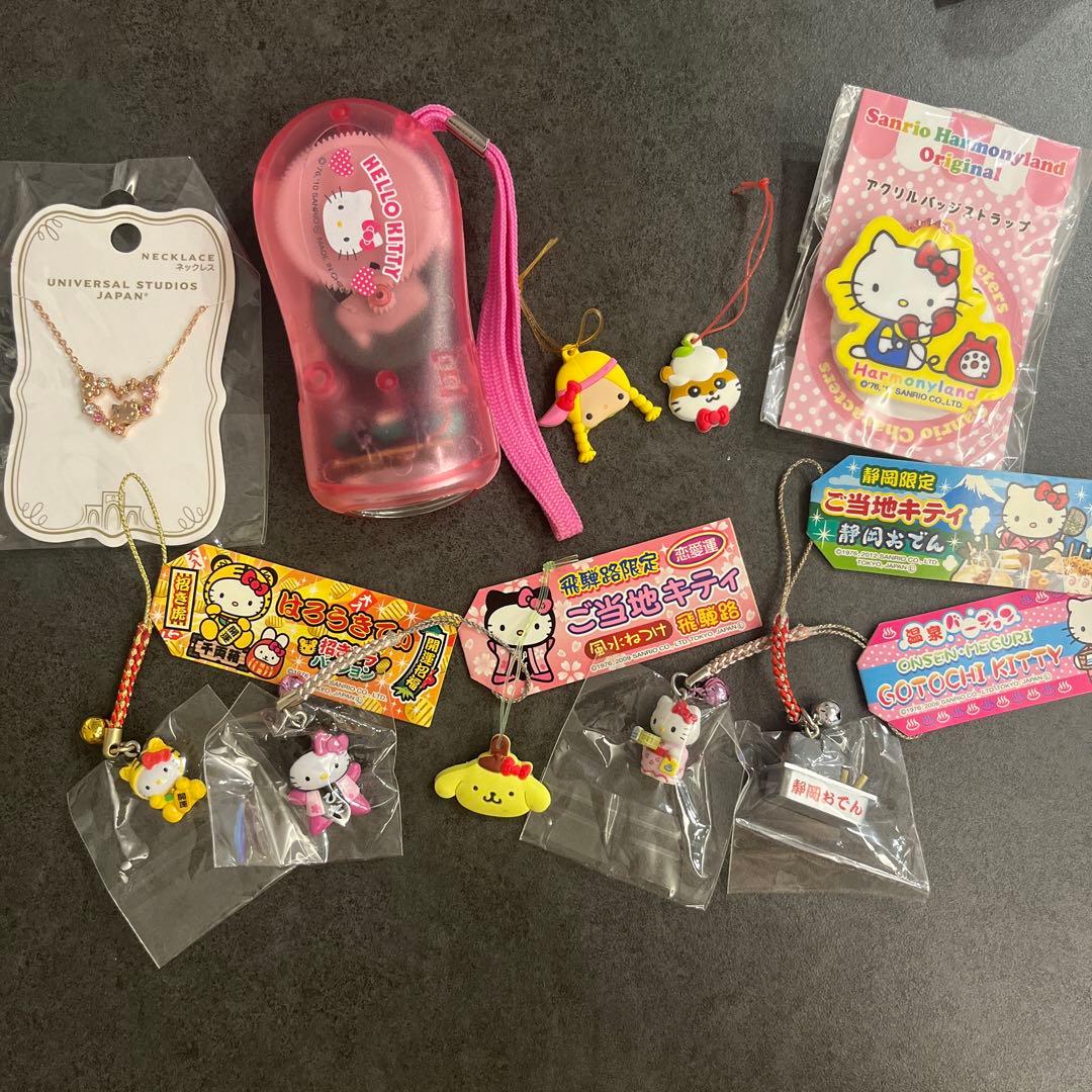 新品未使用未開封含む　90点以上　レア非売品ご当地ノベルティコラボ根付け