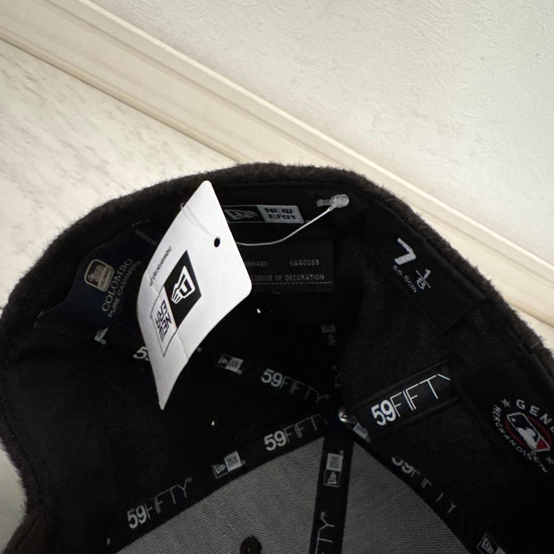 PC 59FIFTY Cashmere カシミヤ ニューヨークヤンキースブラウン - メルカリ