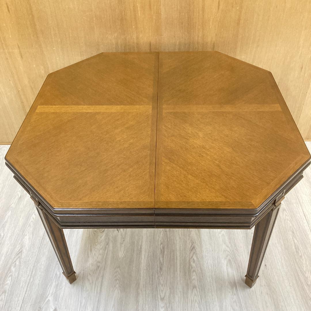 美品【マルニ】地中海ロイヤル 　パーティテーブル 　伸長式 　ダイニングテーブル