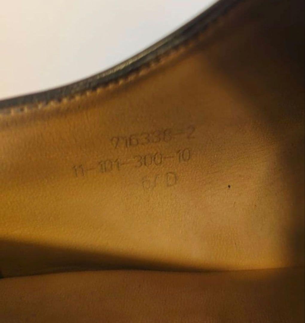 J.M.WESTON ジェイエムウエストン300ストレートチップ　6.5D