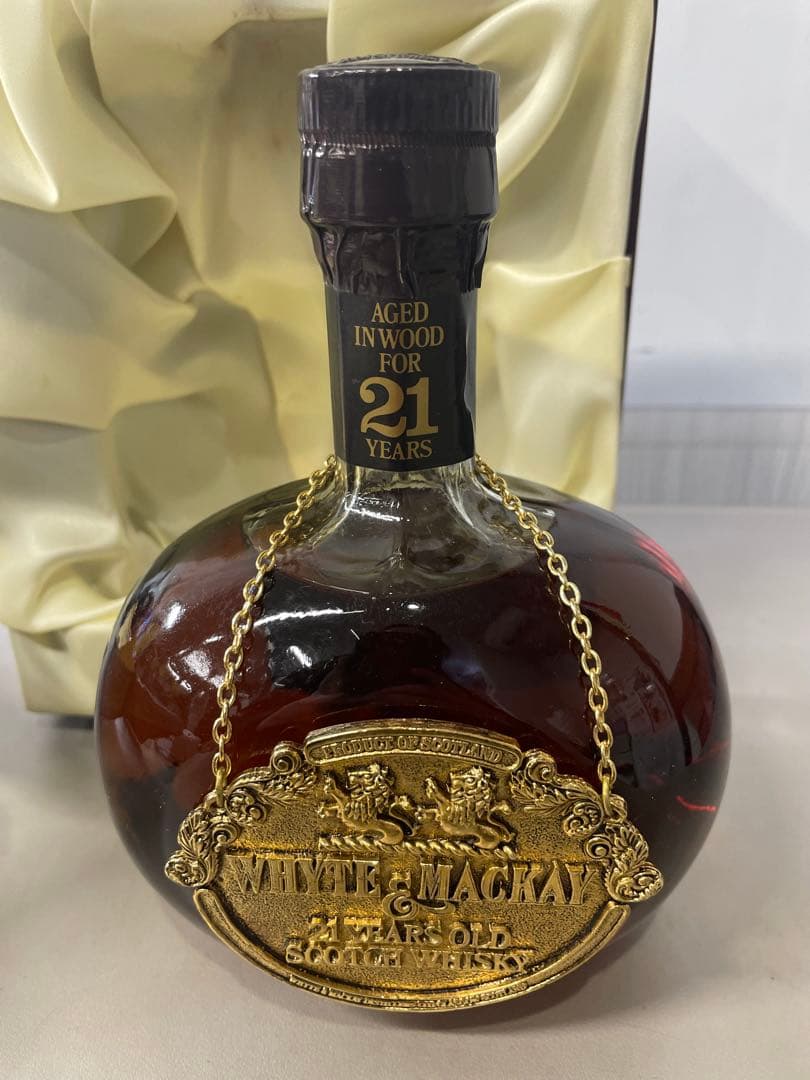 未開栓 WHYTE&MACKAY ホワイト&マッカイ 21年 AGED IN WOOD FOR 21