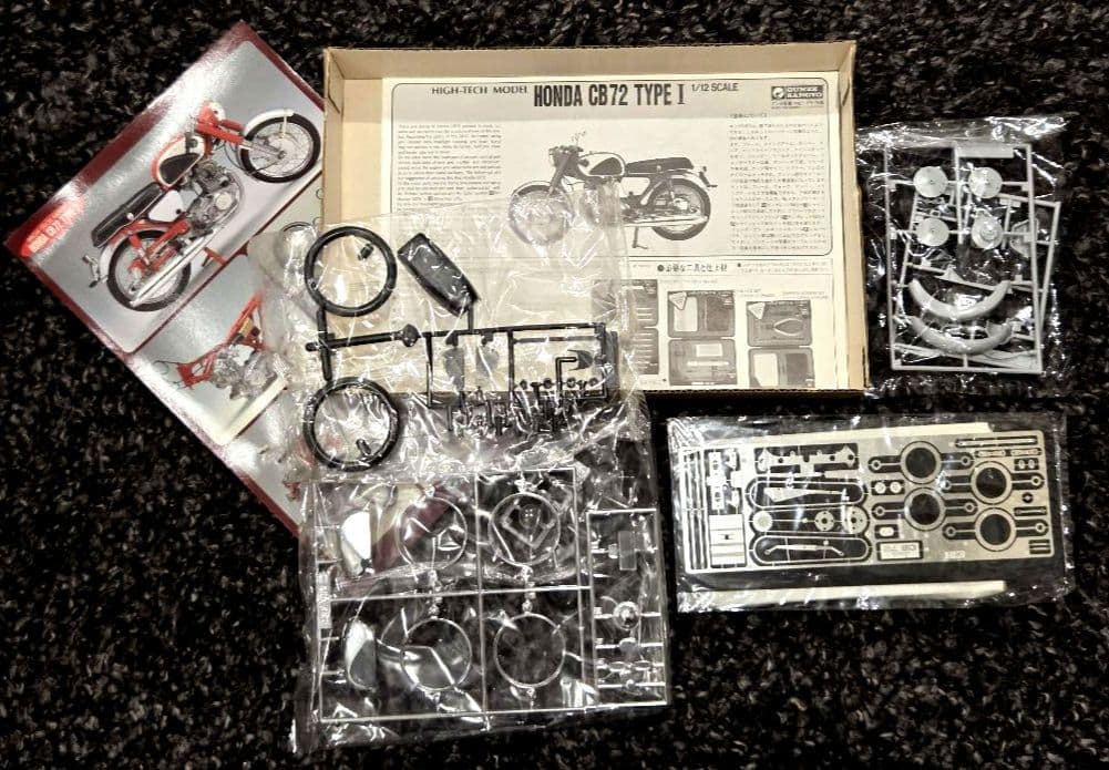 HONDA CB72 プラモデルキット6種類コンプリートセット