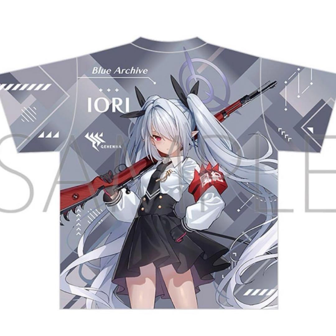 ブルアカ イオリ フルグラフィックTシャツ