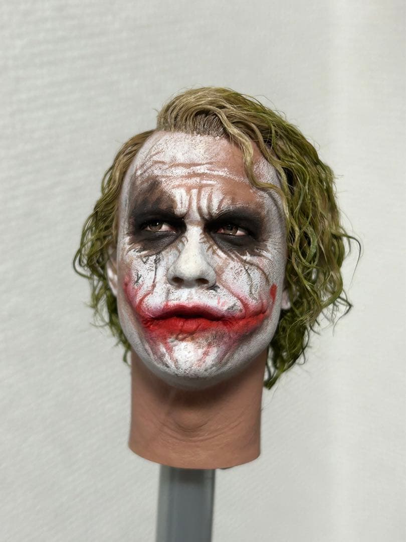 1/6 カスタム植毛ヘッド ダークナイト ジョーカー 審問1.0Ver